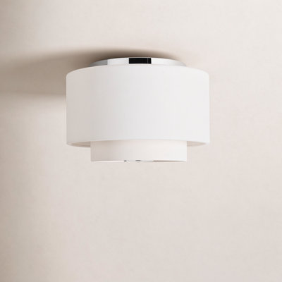 Tanyel 3 Light Fabric Flush Mount