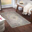 Ice Traditional Rug, Bordered Floral Easy to Clean Rug For Living Room, Dining Room, Bedroom-1636472957