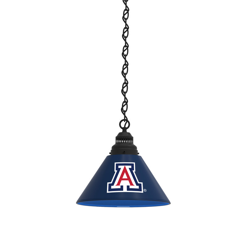 1 - Light Single Pendant, Black, Arizona Wildcats