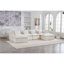 Canapé modulaire surdimensionné de 129,8 po de large avec canapé modulaire True Relax