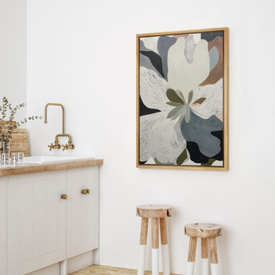 "Citrouille dans une forêt enchantée, décor d'œuvres d'art moderne Moody foncé"