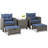 Maddox 2 - Person Patio Conversation Set with Cushions-1668284382-1668284379