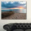 Photographie de paysage marin «Rusty Row Boat on Sand at Sunset»-35061496-35061487