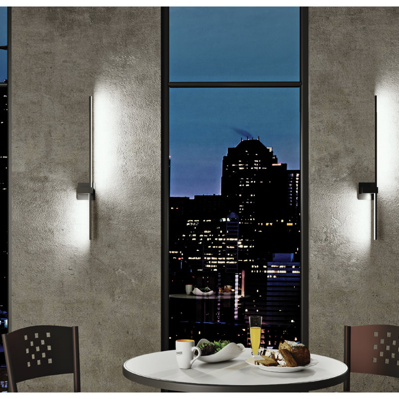 Perkinsville LED Flush Mounted Sconce, Black