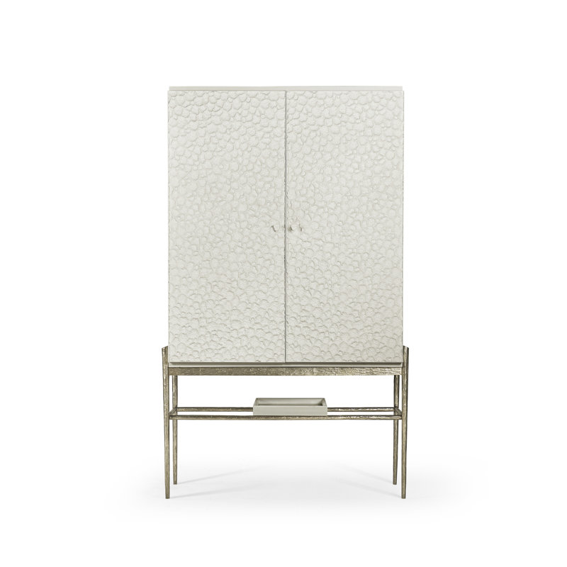 Water Solid Wood Bar Cabinet