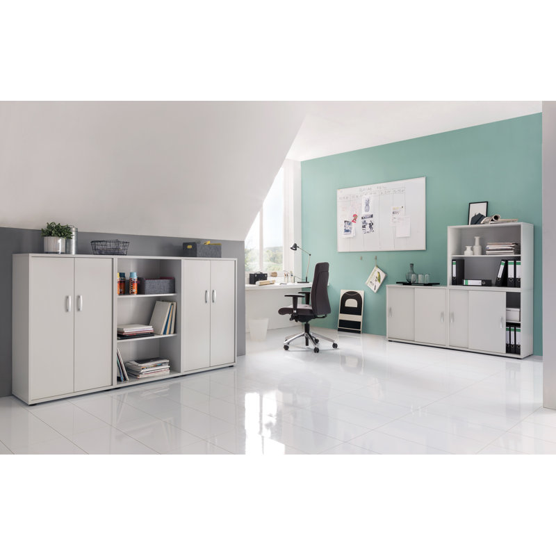 Altamahaw 85cm Wide File Cabinet, Light grey