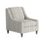 Fauteuil d'appoint en flanelle Rebecca