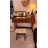 Oliver Solid Wood Makeup Vanity with Flip Mirror and Lighting Modes-834838326-834786300