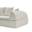 Canapé modulaire Cloud en forme de canapé sans os avec repose-pieds et siège moelleux profond, aucun assemblage requis pour le salon