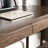 Walnut Rectangular Solid Wood Writing desk with drawers desk-1098519647