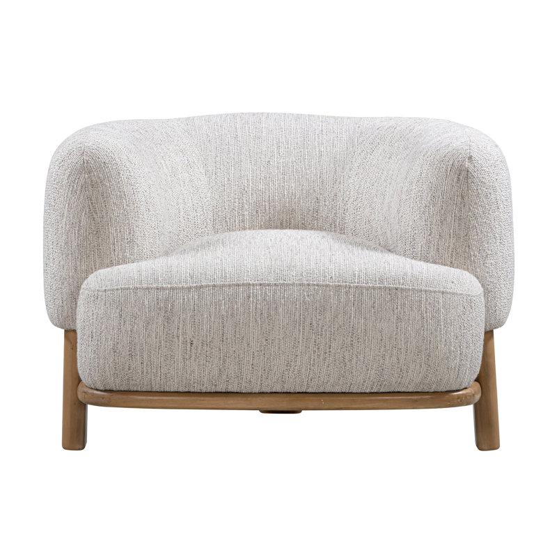 Fauteuil demi-tonneau de 38 po de largeur Dorothea