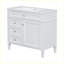 Meuble-lavabo autoportant moderne avec lavabo supérieur et 2 tiroirs-2131471358