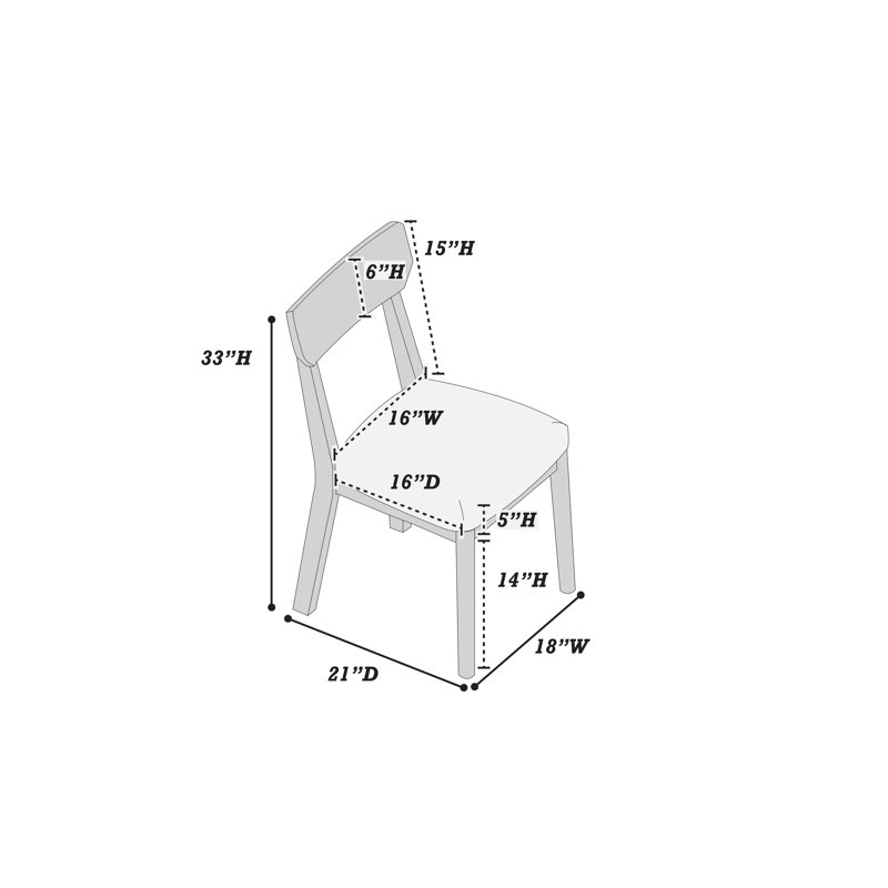 Chaise de salle à manger Dreiling