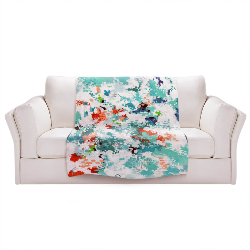 Hand Woven Throw Blanket, 68" W x 80" L