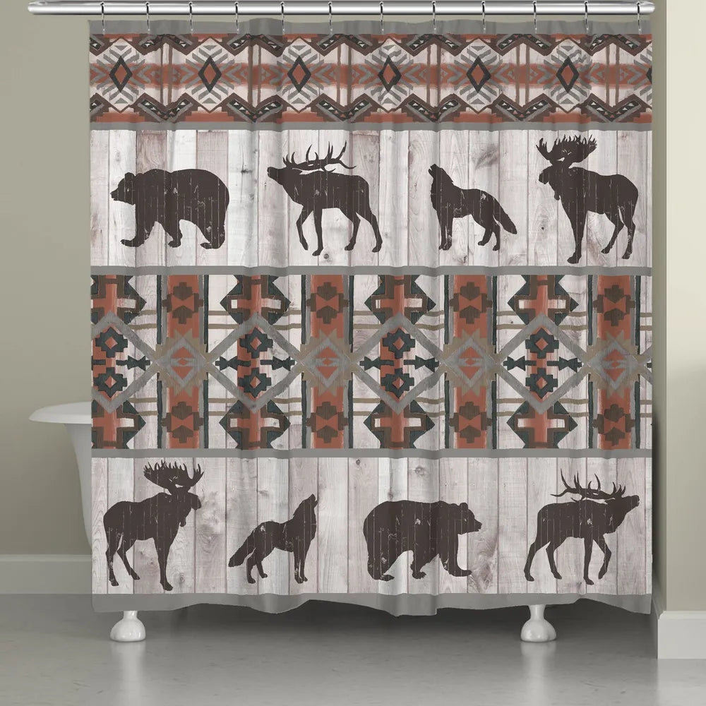 Stalder Southwest Lodge Single Shower Curtain Millwood Pines