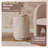 Ramble 14" Round Fiberstone Tapered Side Table for Living Room & Patio in Travertine-241176555