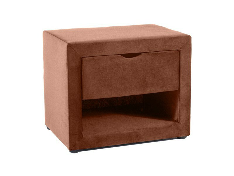 Azareeyah 35.00cm W Manufactured Wood Bedside Table, Pink