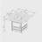 Steel Outdoor Outdoor Patio Garden Gas Fire Pit Table