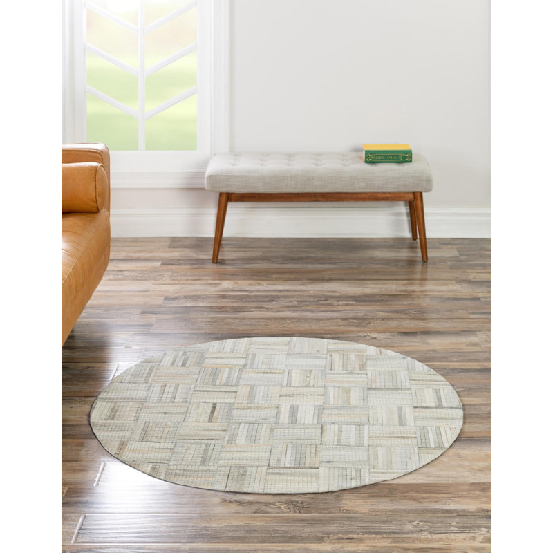 Seead Abstract Indoor Rug, Rectangle 4'1" x 6'1"