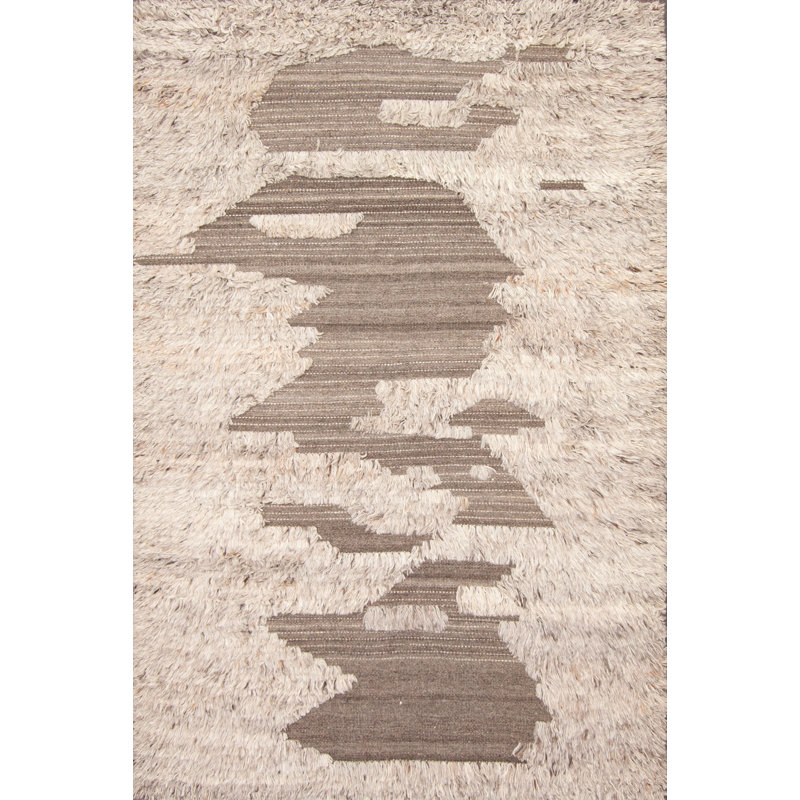 Wool Abstract Indoor Rug