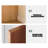 Walnut Modern Solid wood Standard Bookcase-1640747254