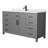 Beckett 60" Freestanding Single Bathroom Vanity with Cultured Marble Top-46032553-49797318-61129872
