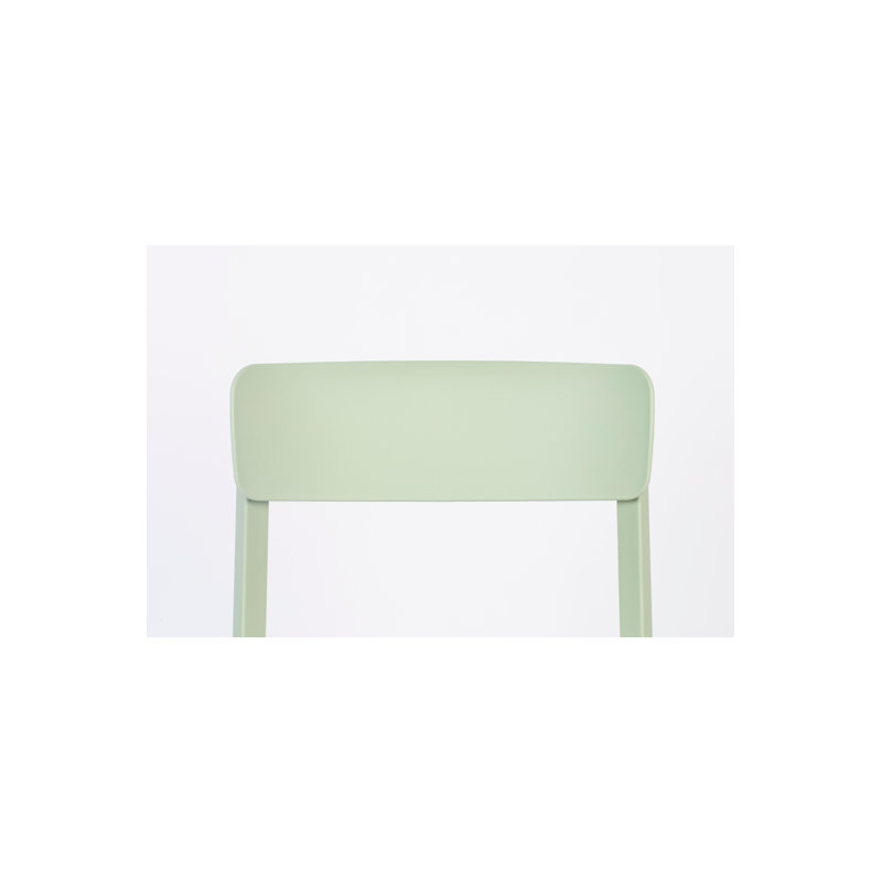 Outdoor Dining Side Chair, Green