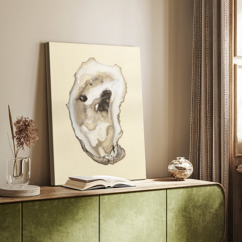 Huître sépia II - galerie Cavas personnalisée, H 36 po x l 24 po