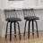 26" Swivel Upholstered Counter Height Bar Stools-1449294374
