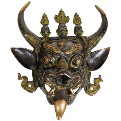 Masque mural Yamantaka (divinité bouddhiste tibétaine)