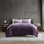 Ensemble d'édredon réversible mauve dégradé Kenneth Cole