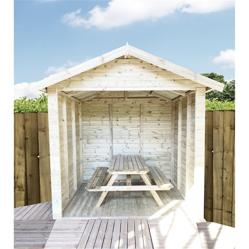 Visalia 8 x 7 Ft. Tongue and Groove Summer House