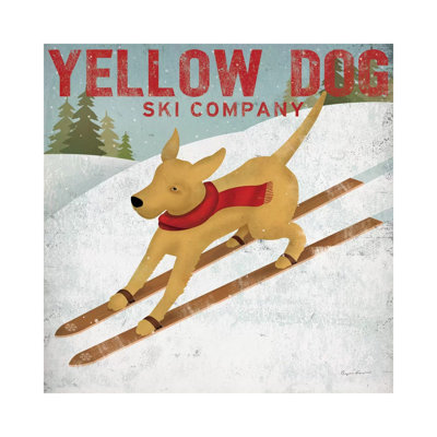 Yellow Dog Ski Co. by Ryan Fowler - Print on Canvas