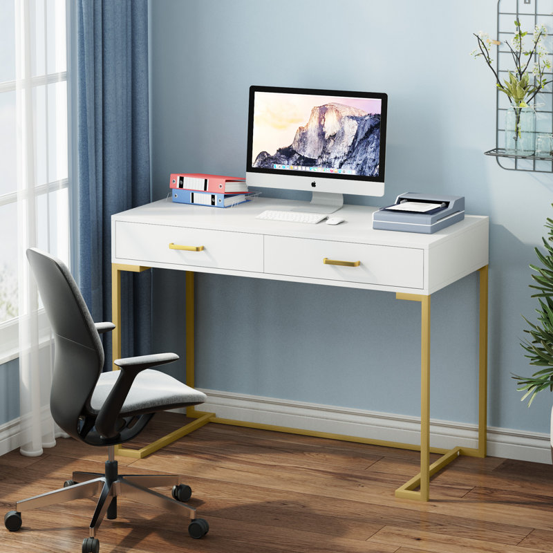 Ceazia Iron Writing Desk