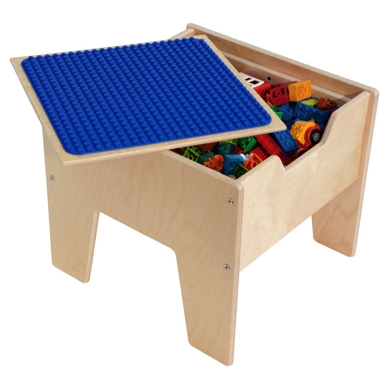 Table Contender Rectangle DUPLO, bleu, Oui