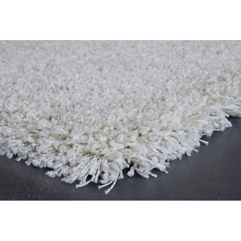 Parsegh Solid Colour Shag Area Rug, Runner 65 x 130cm