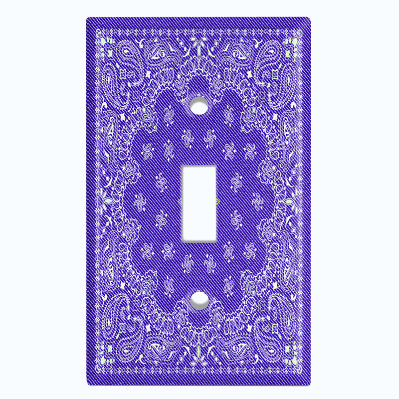 Interrupteur à levier, Mauve