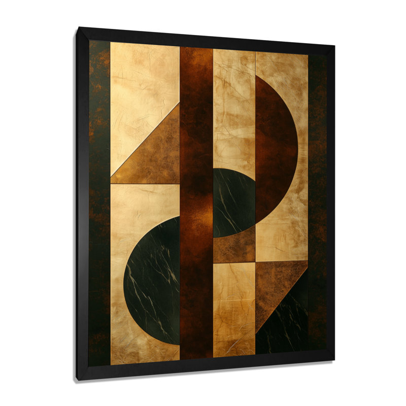 Newman - Abstract Canvas Art Print, Noir, noir, noir, noir, H 20 po x l 12 po, Reproduction encadrée sans passe-partout