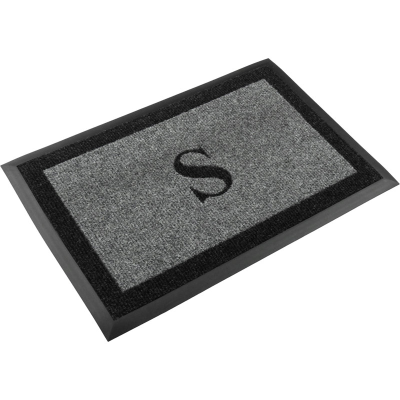 Tapis d'extérieur antidérapant Asai, Gris, S, l 24 po x L 36 po