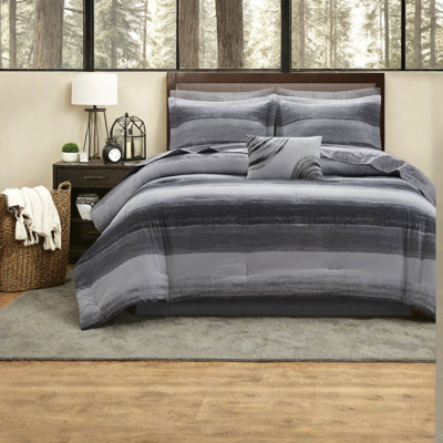 Piece Cal King Bedding Sets, Cotton Sheets, Modern Stripe Home