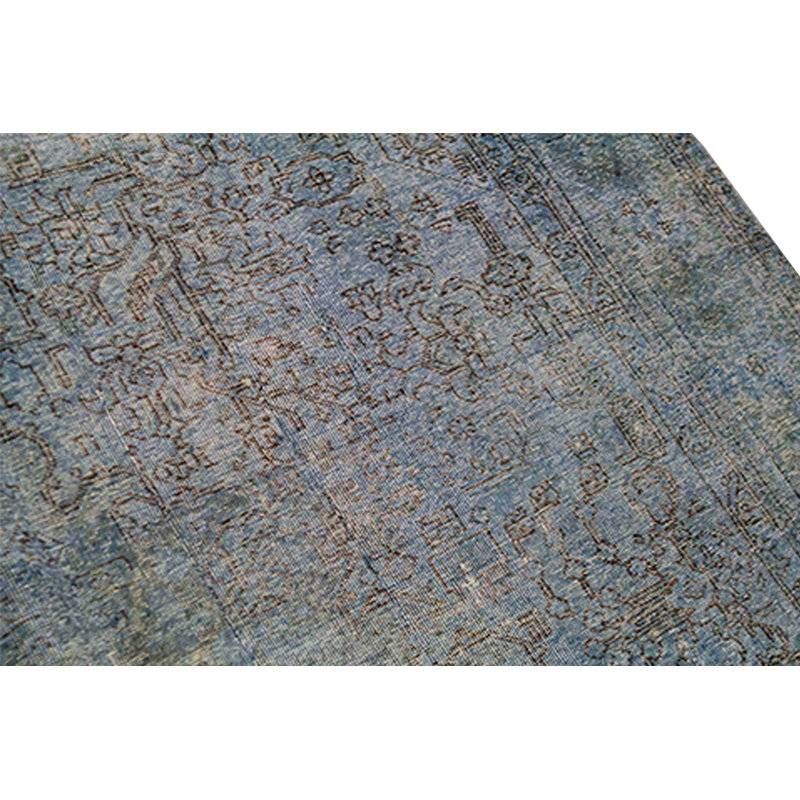Ziegler Hand-Knotted High-Quality Blue Area Rug