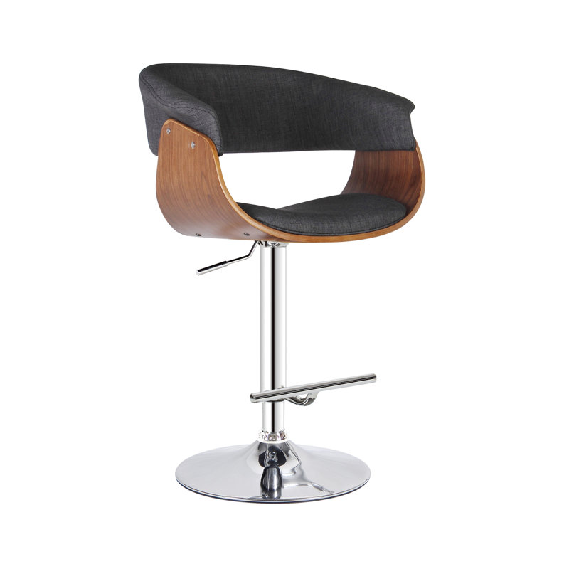 Gladwin Swivel Upholstered Adjustable Height Counter Stool