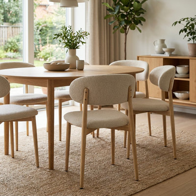 Ensemble de 2 chaises d'appoint modernes rembourrées avec pieds en acier au carbone pour la maison et le restaurant (beige)