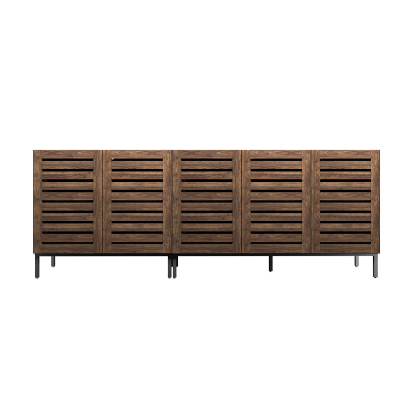 Buffet de style campagnard de 78 pouces de largeur (ensemble de 2)