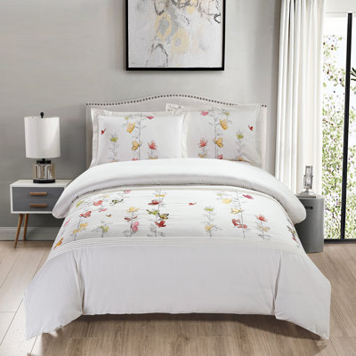 Ensemble de housse de couette en coton 3 pièces Maholi Spring Meadow