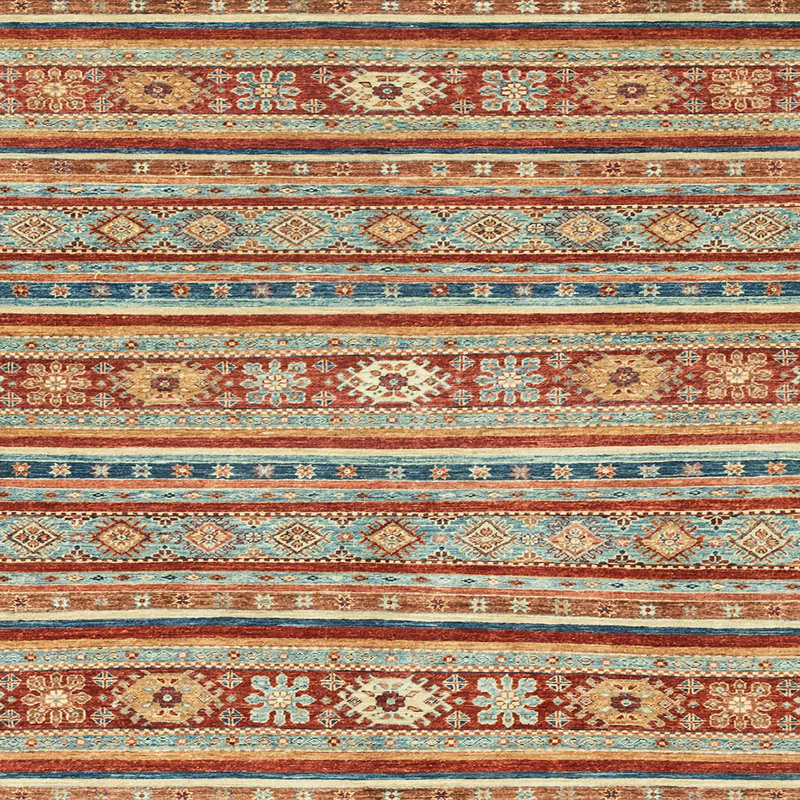 Abstract Indoor Rug, Square 5'