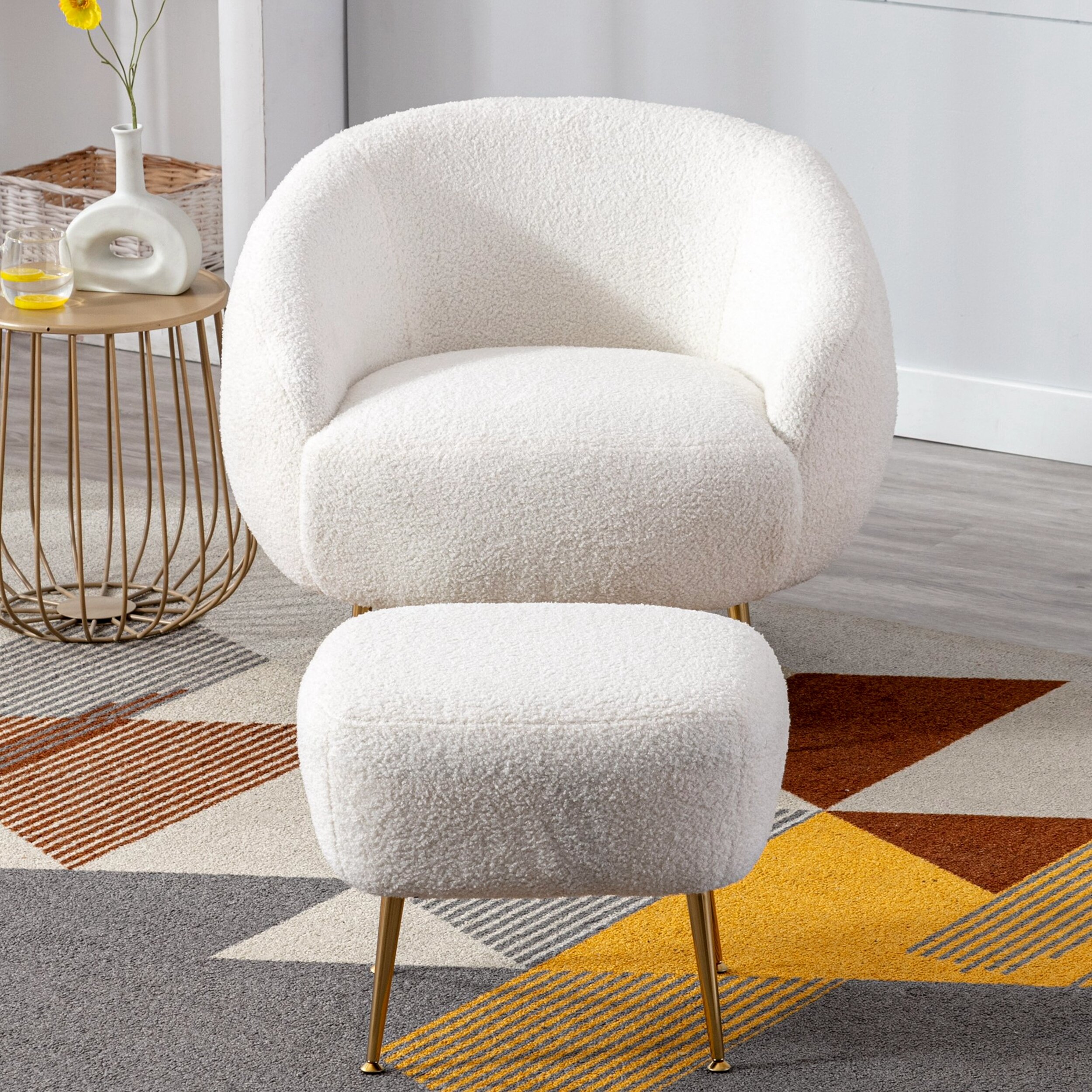 Everly Quinn Nalleli Modern 26 W Super Soft Velvet Reclining Accent Chair  with an Ottoman & Reviews - Wayfair Canada