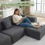 Canapé modulaire moderne en mousse compressée sans os-591652011