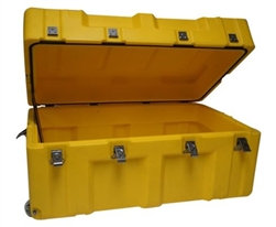 High Performance Waterproof Storage Trunk Or Footlocker, Yellow