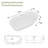 Freestanding Soaking Acrylic Bathtub with Pop Up Drain and Overflow Hole-124749563-125397131